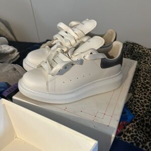 Alexander McQueen White and Black Sneakers